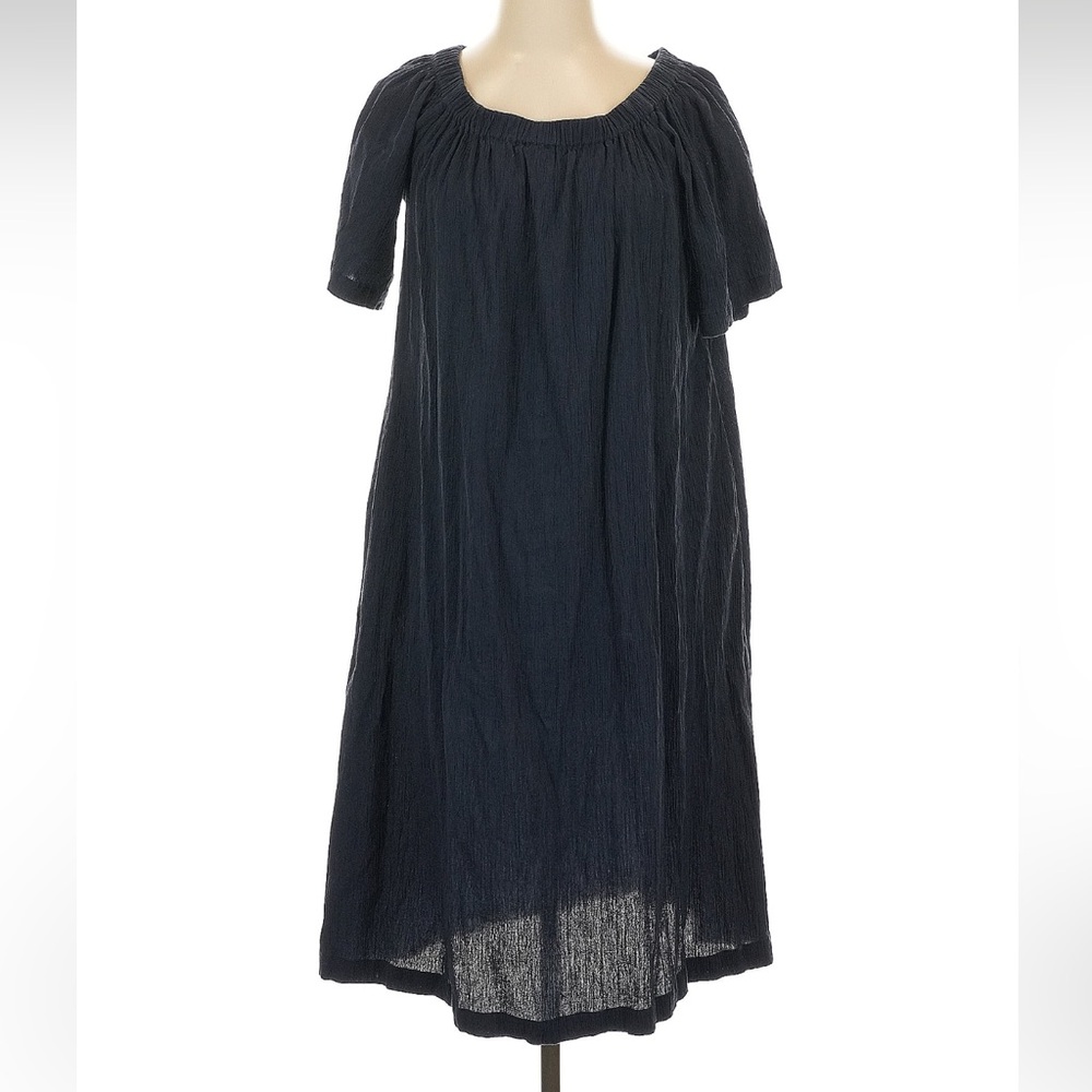 Elegant Navy Blue Women's Dress